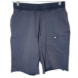 Nike athletic workout sweat shorts gray size medium